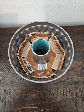 Crofton Teal Fluted Tube Pan 6 Inch